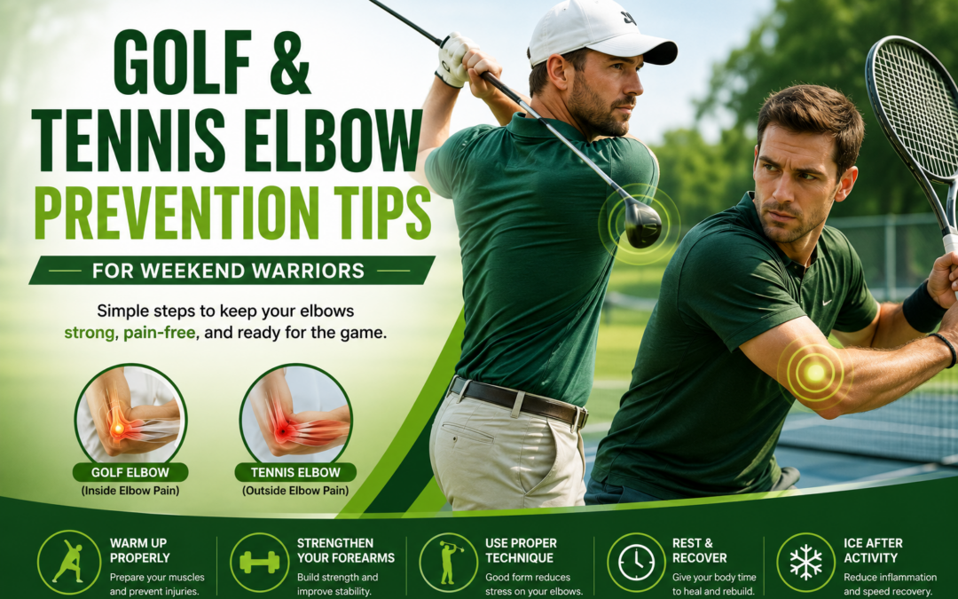 Golf & Tennis Elbow Prevention Tips for Weekend Warriors