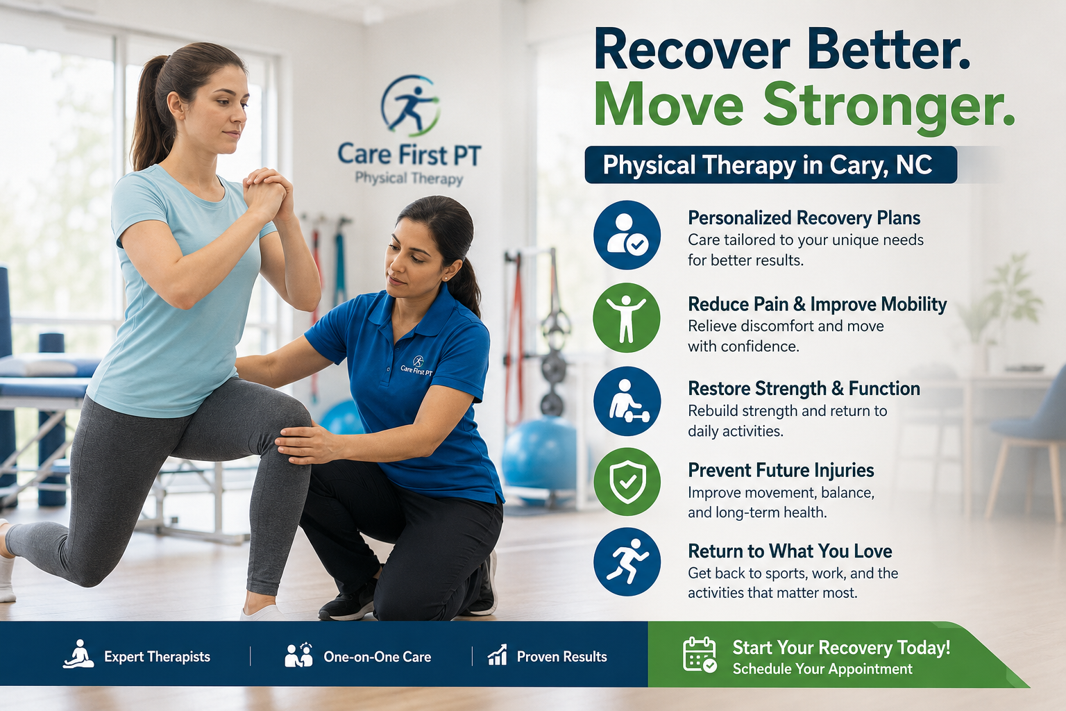 7 Ways Physical Therapy in Cary, NC Helps You Recover Faster
