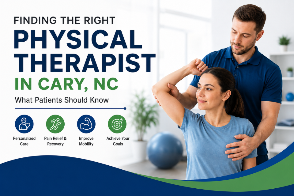 Finding the Right Physical Therapist in Cary, NC: What Patients Should Know