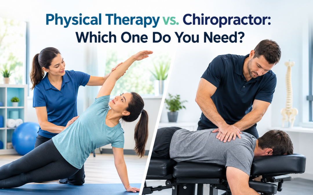 Physical Therapy vs. Chiropractor: Which One Do You Need?